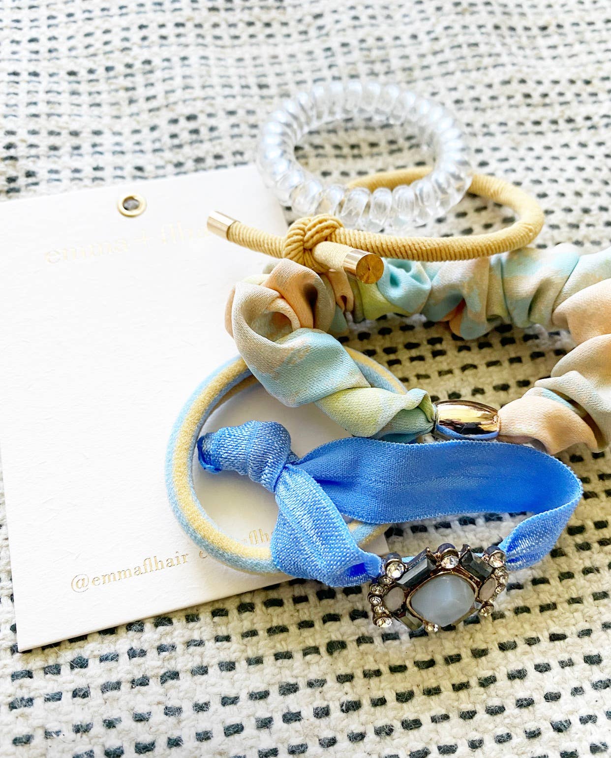 Assorted Mix Hair Tie Set of 5