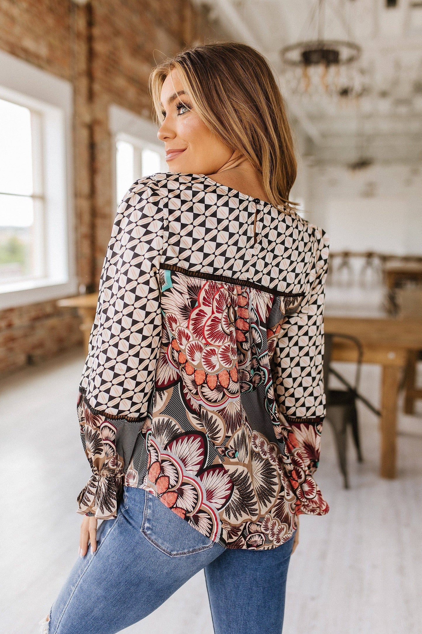 Isabela Flower Blouse