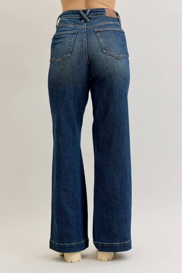 HW Retro Wide TC Front Welt Pockets