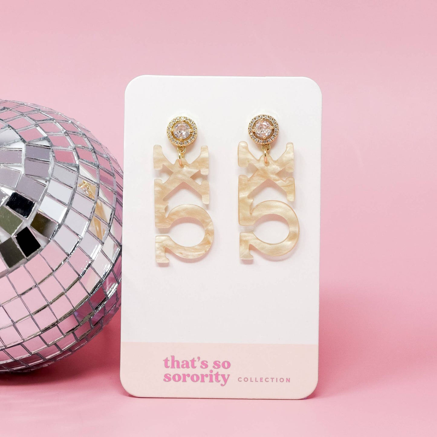 Sorority Acrylic Earrings