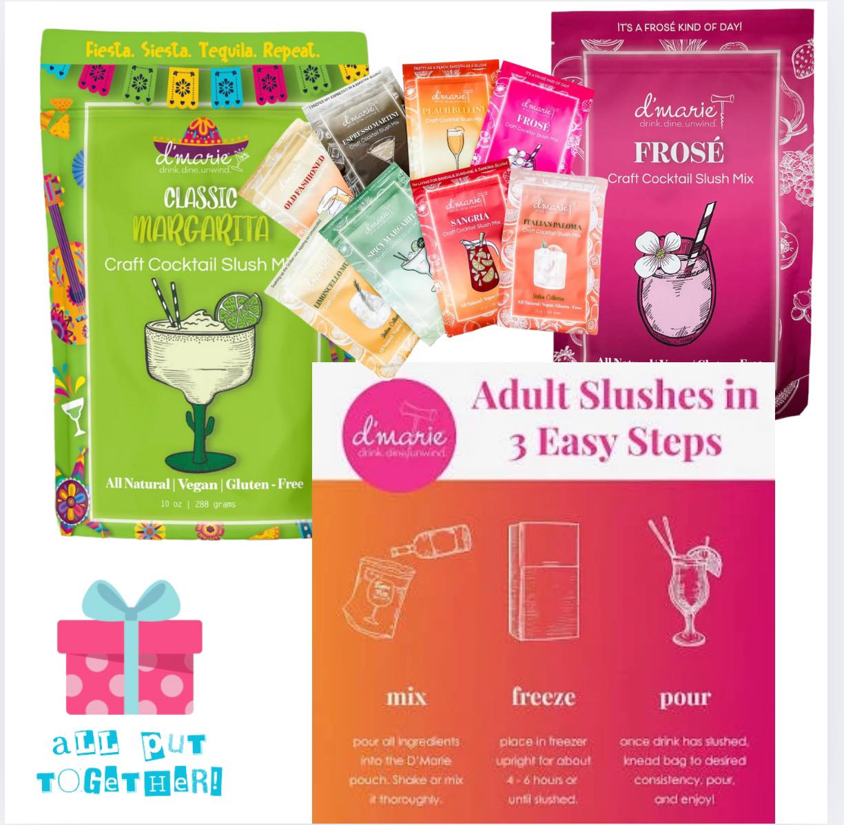 D'Marie Slushie Drink Mixes