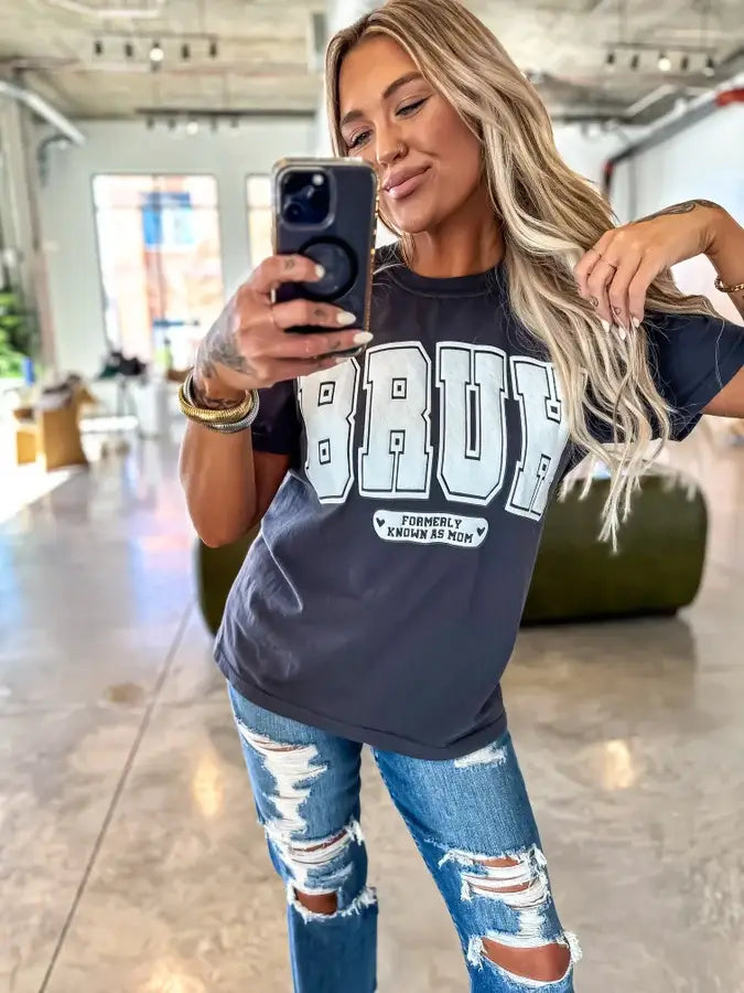 Bruh Formerly Known As Mom Puff Graphic Tee