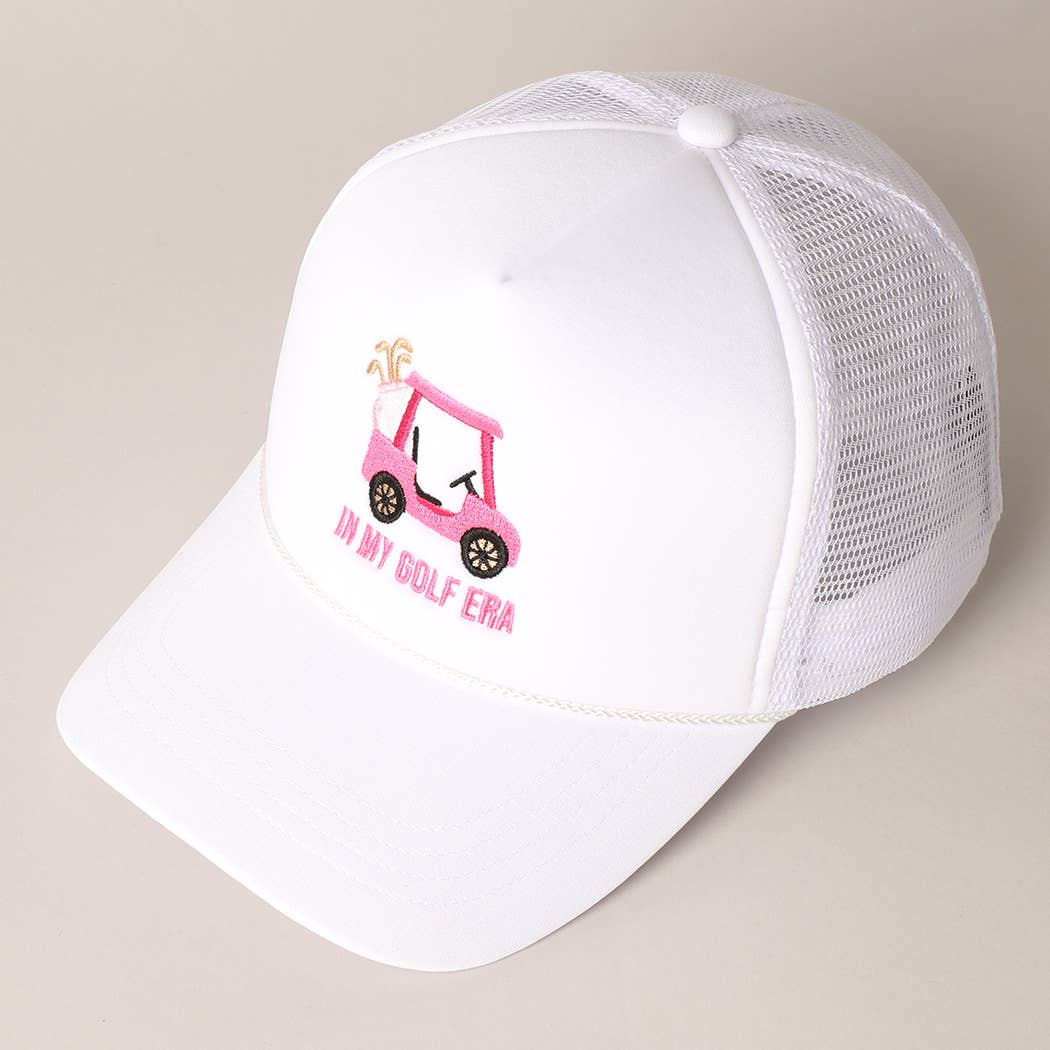In My Golf Era Embroidery Trucker Hat