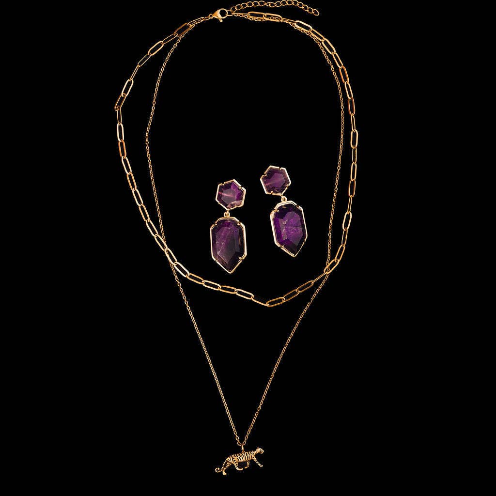 Tiger Layered Necklace