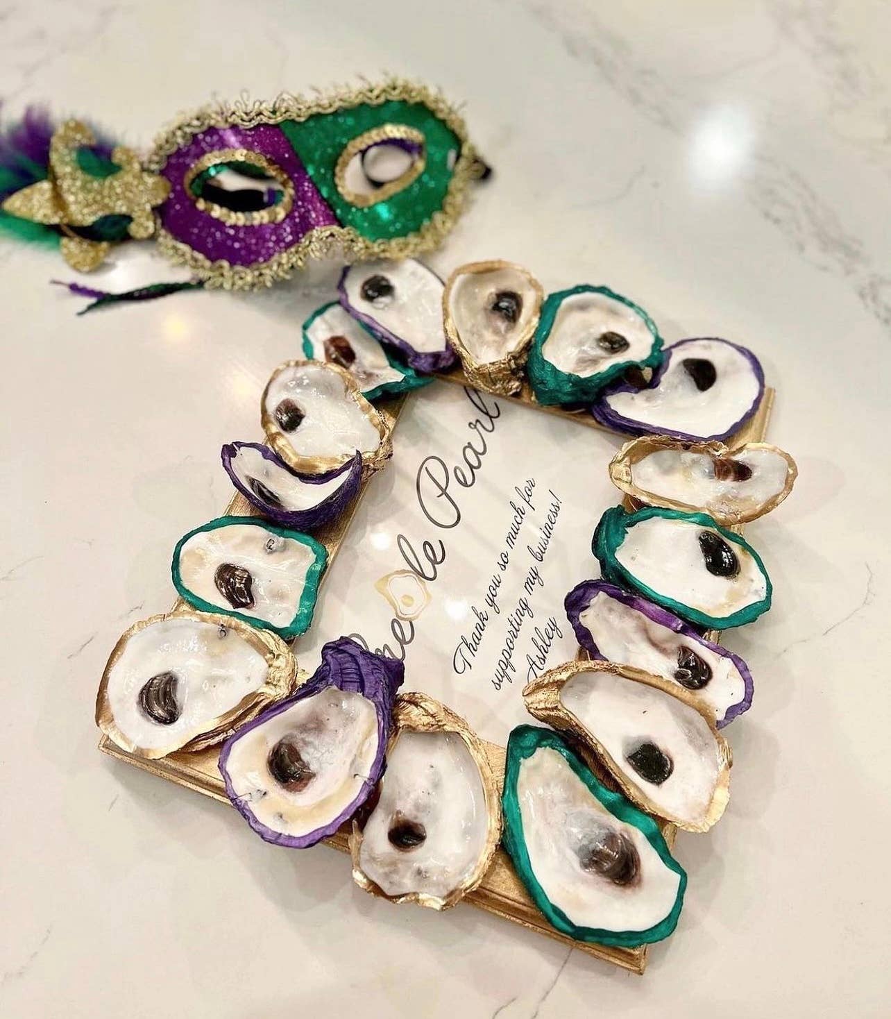 Oyster Mardi Gras frame 4x6