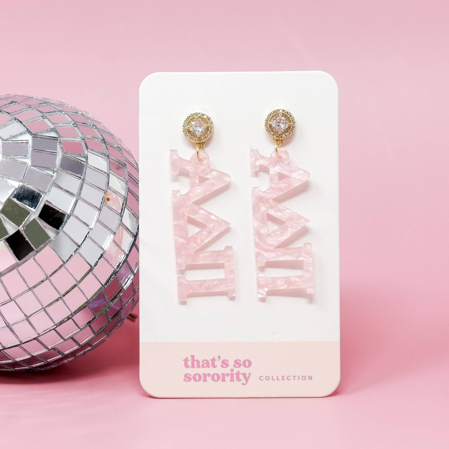 Sorority Acrylic Earrings