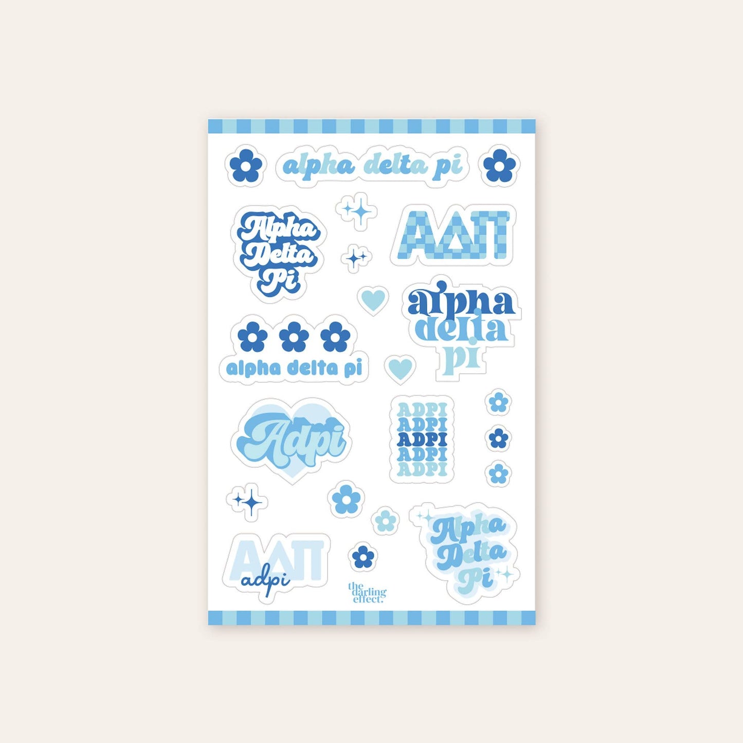 Sorority Sticker Sheet