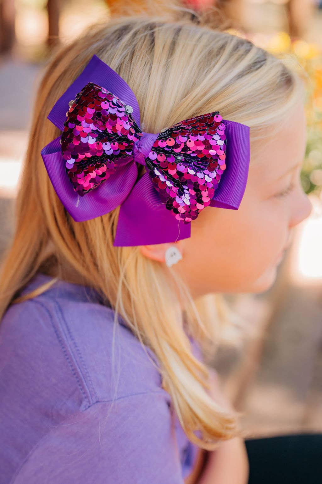 Sequin Hair Bow