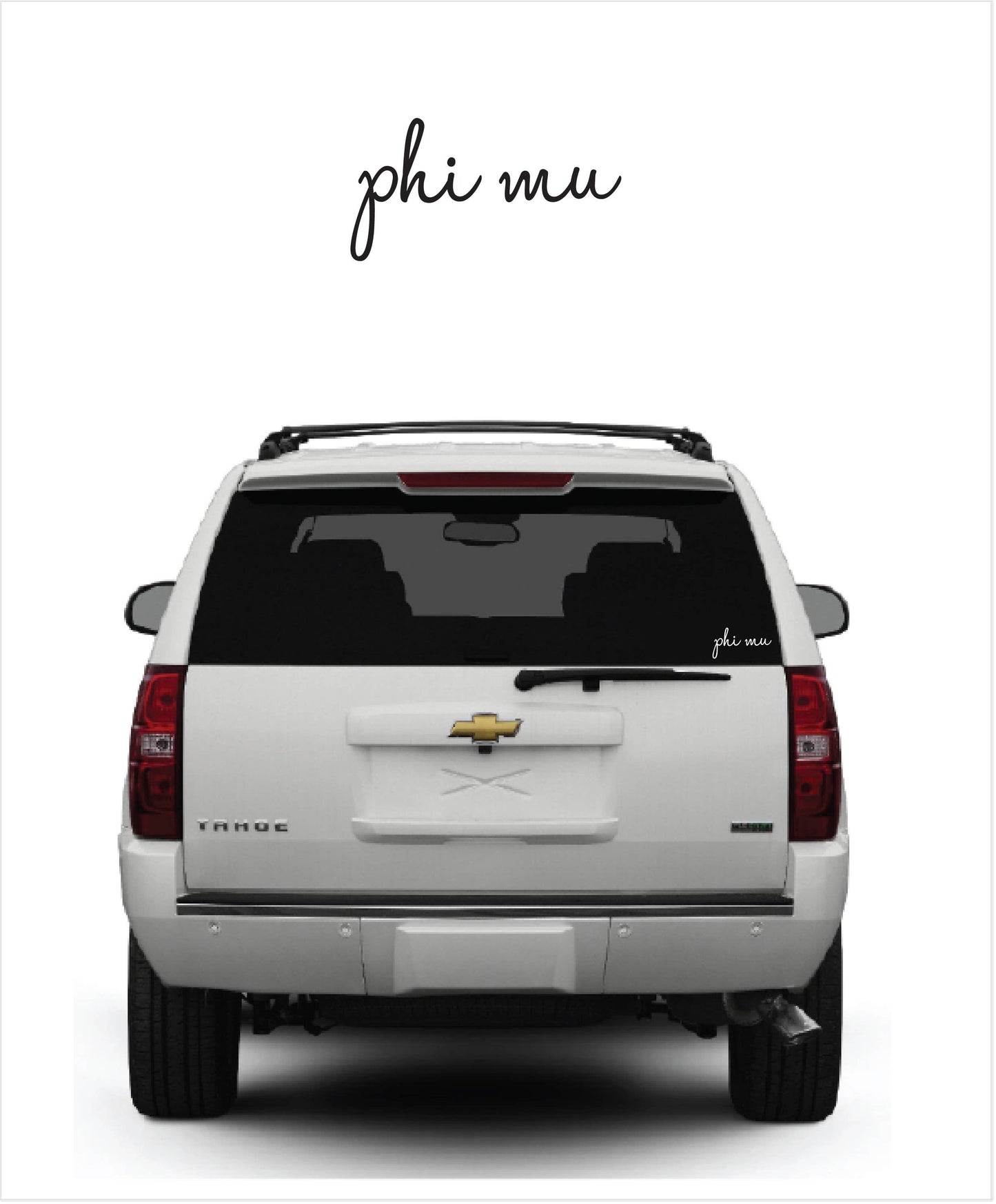 Sorority Cursive Decal