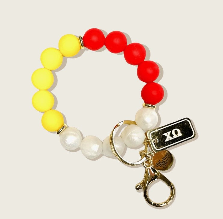 Beaded Sorority Keychain Wristlet