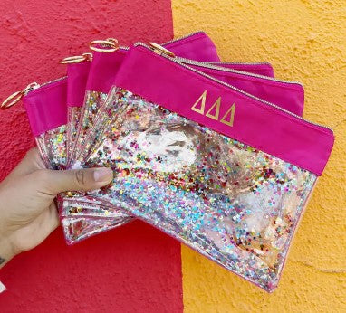 Sorority Confetti Cosmetic Bag