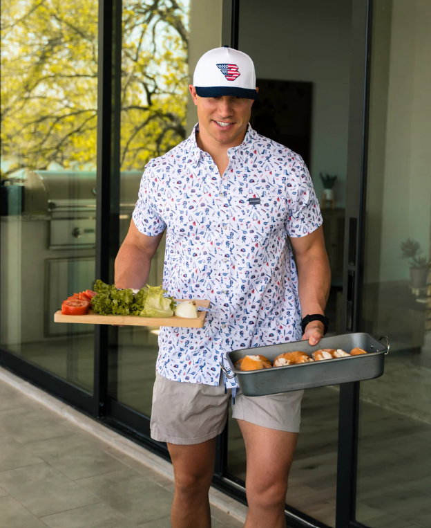 Grill Master Button Down