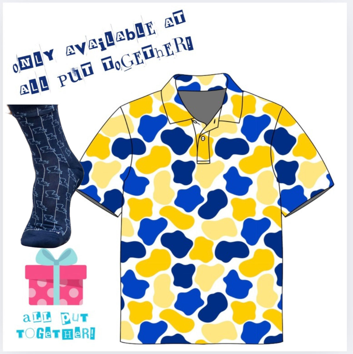 Men's Illustrated Polo