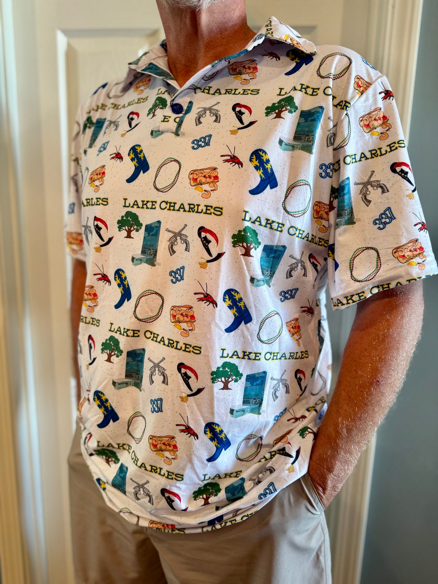 Men's Illustrated Polo