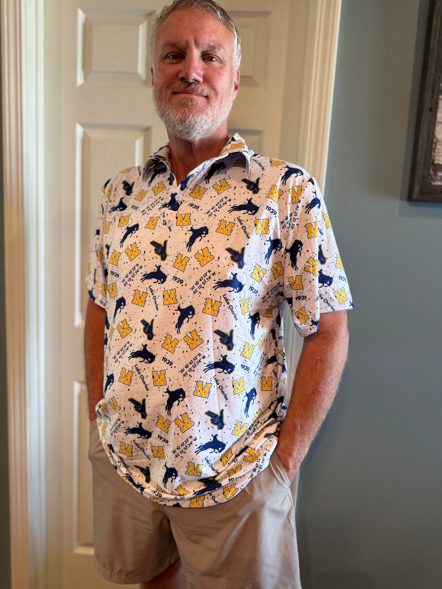 Men's Illustrated Polo