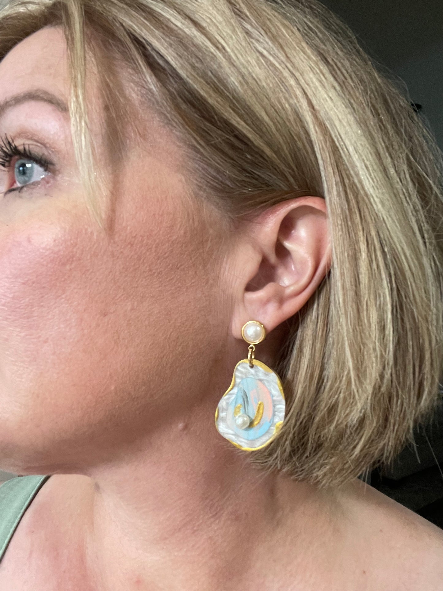 Oyster Earrings