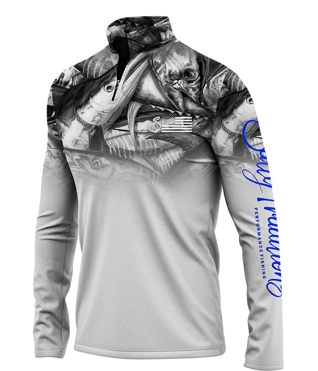 Performance 1/4 Zip - OS Offshore Overcast