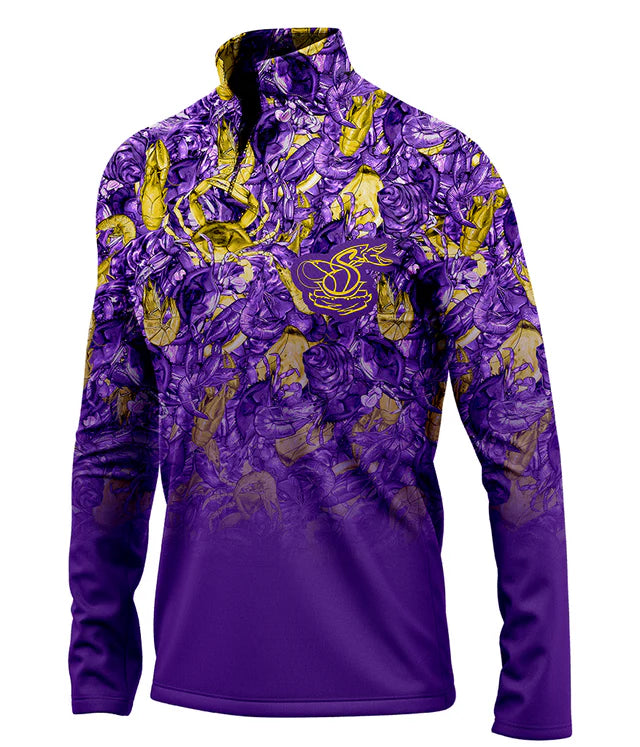 Performance 1/4 Zip - Tiger Seafood