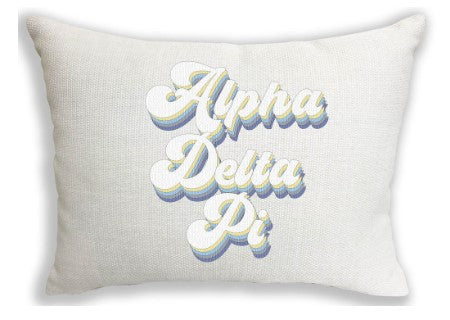 Sorority Retro Throw Pillow