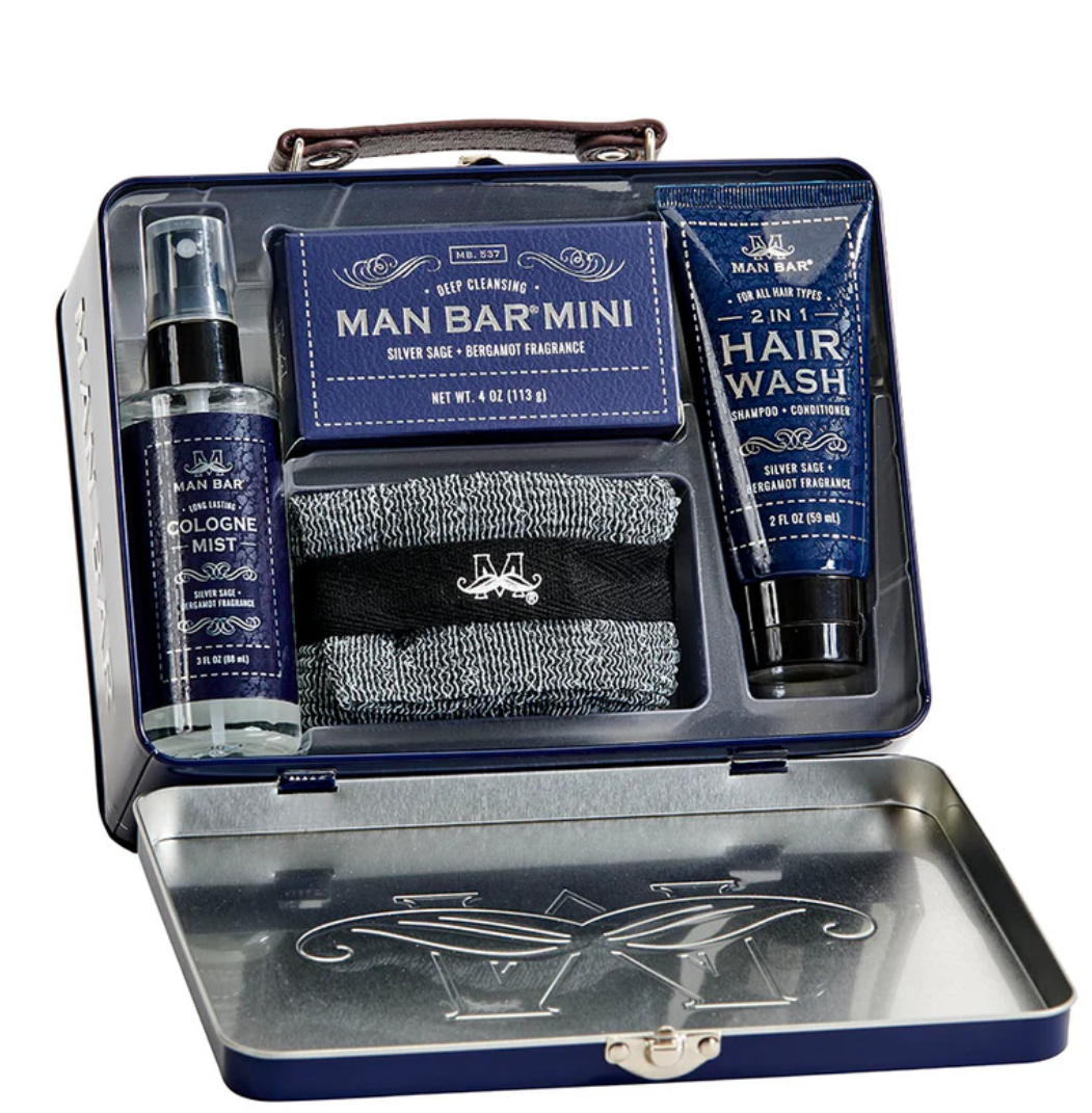 Man Bar Travel Kit - Silver Sage & Bergamot