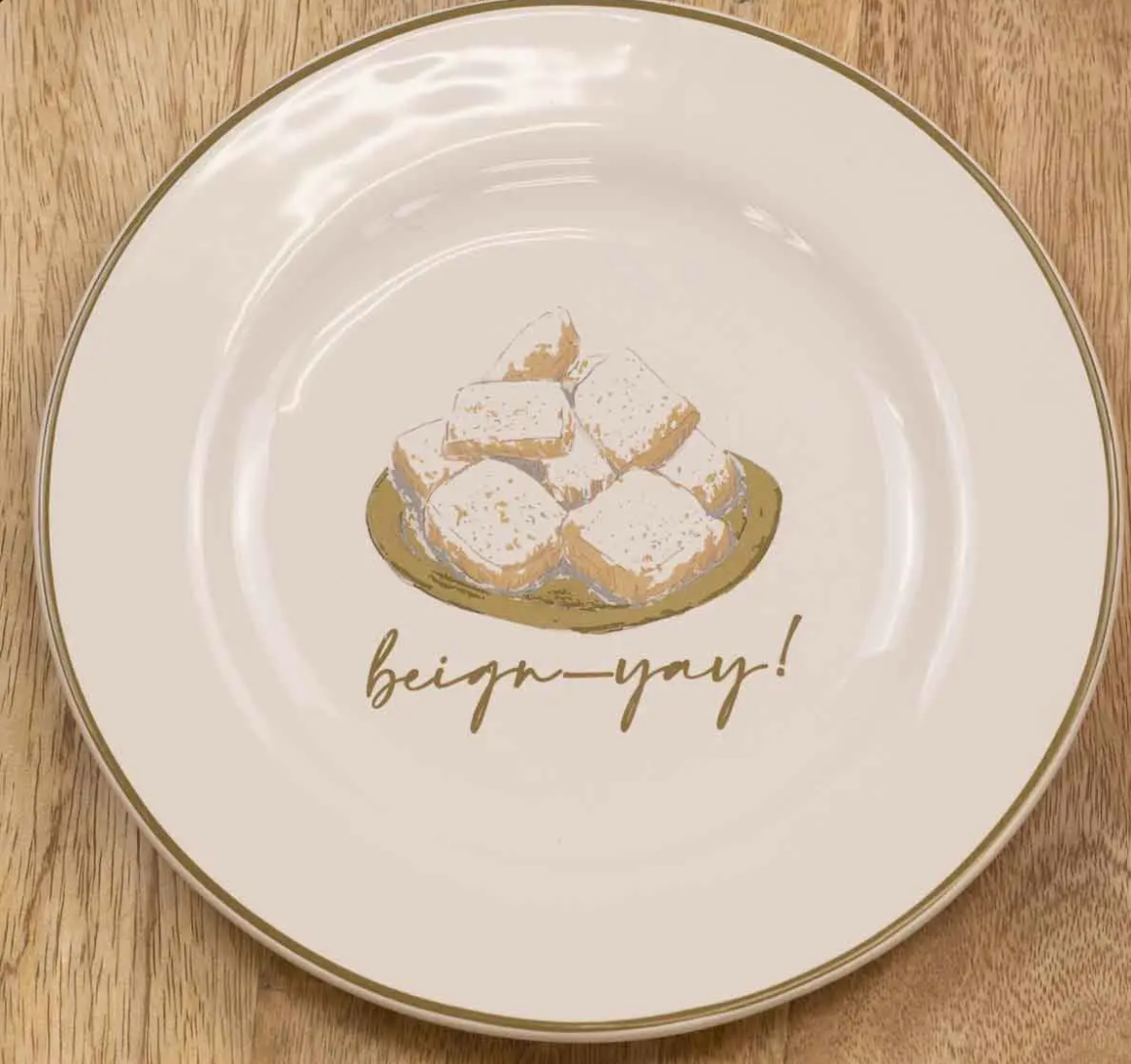 Beign-yay! 8" Plate