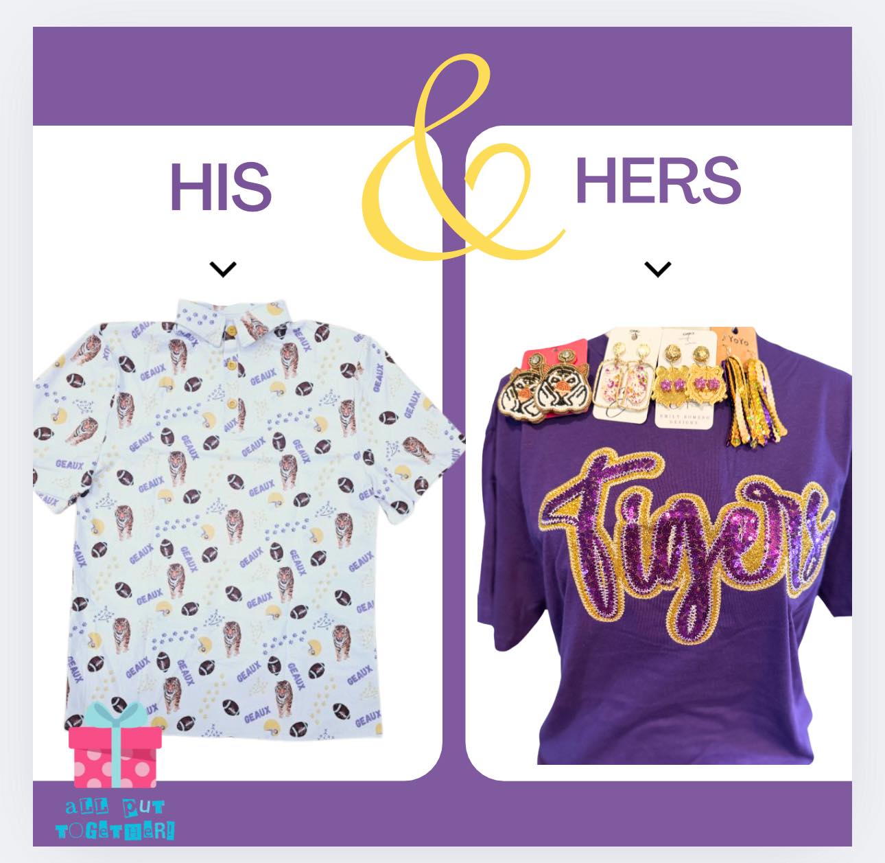 Tigers Sequin Tee