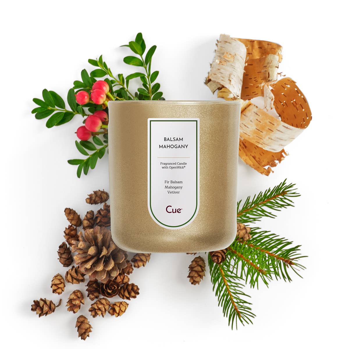 12oz | Balsam Mahogany Winter Candle | Soy Blend Wax | Vegan