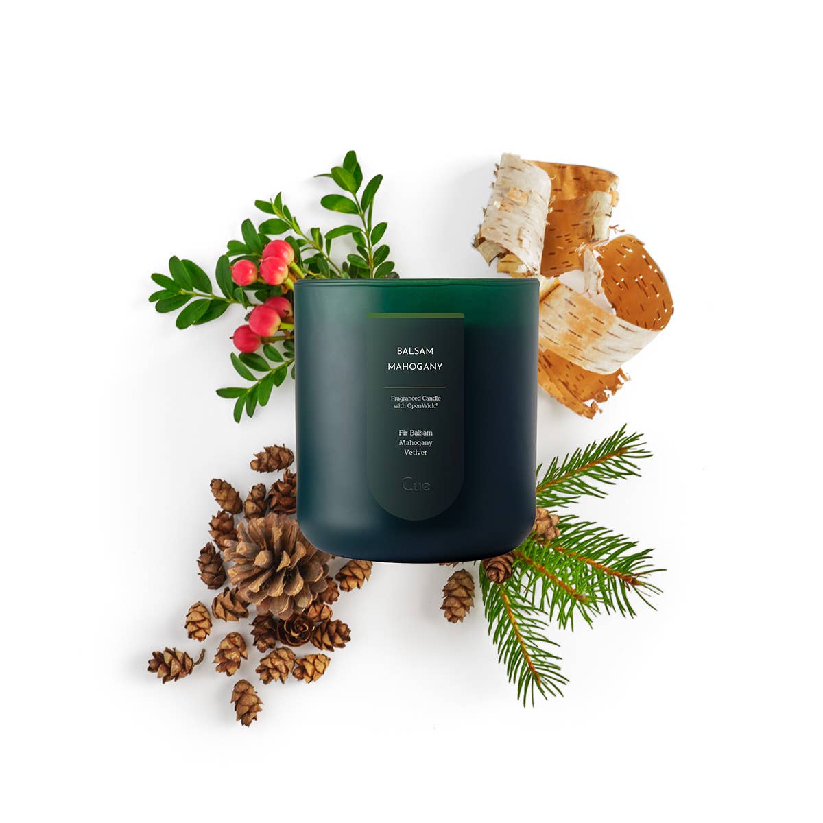 12oz | Balsam Mahogany Winter Candle | Soy Blend Wax | Vegan
