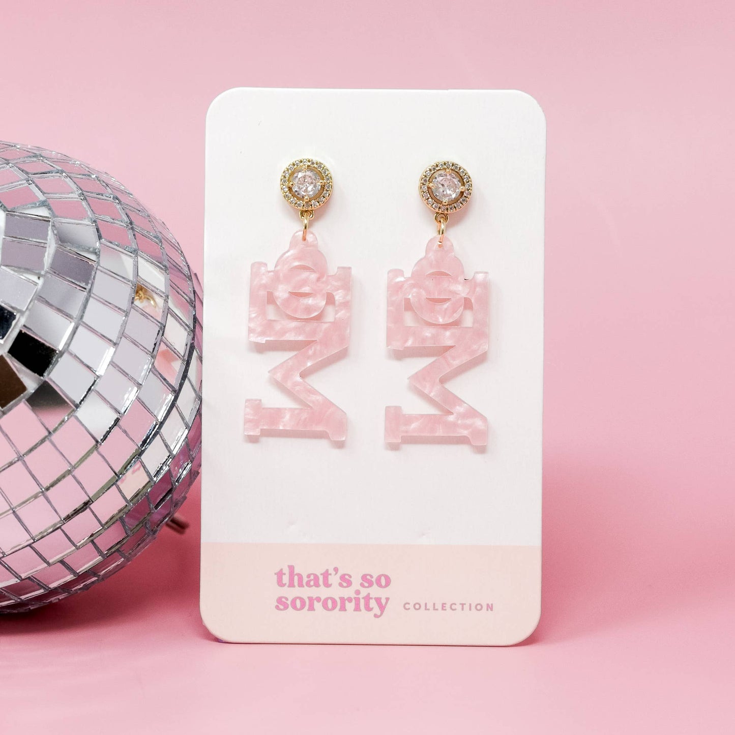 Sorority Acrylic Earrings
