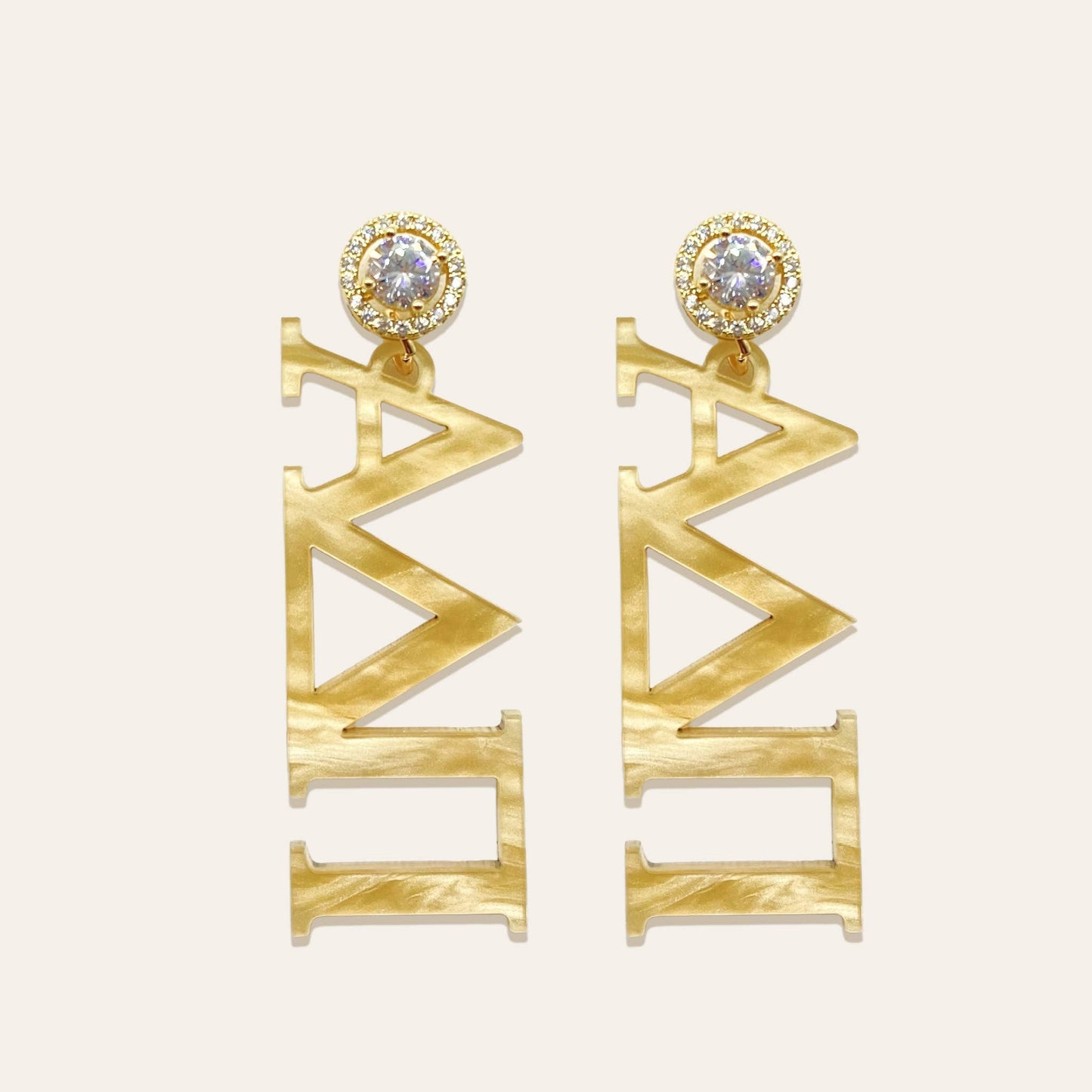 Sorority Acrylic Earrings