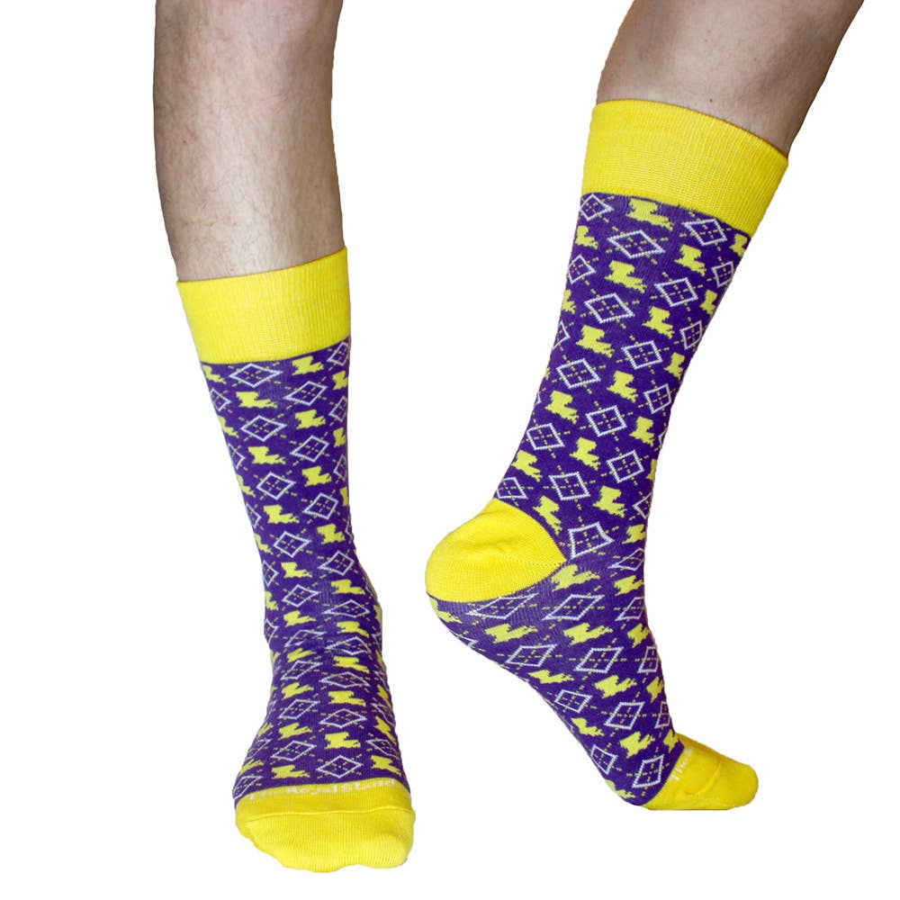 Men's Louisiana Pride Socks