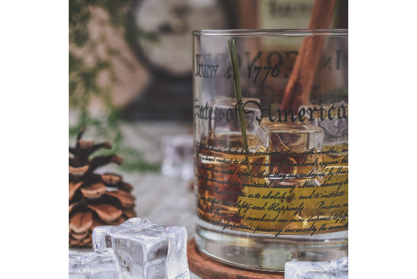 Declaration of Independence Whiskey Glasses