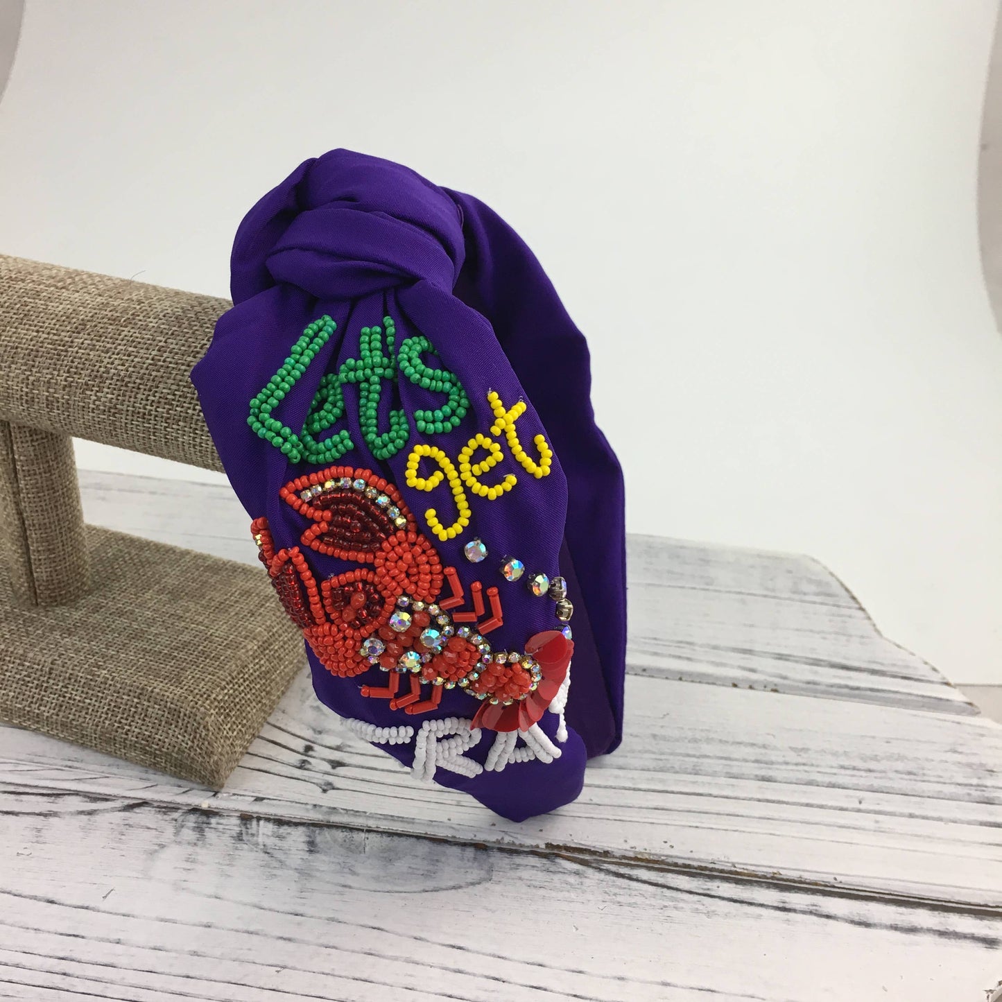Let’s Get Cray Crawfish Beaded Headband