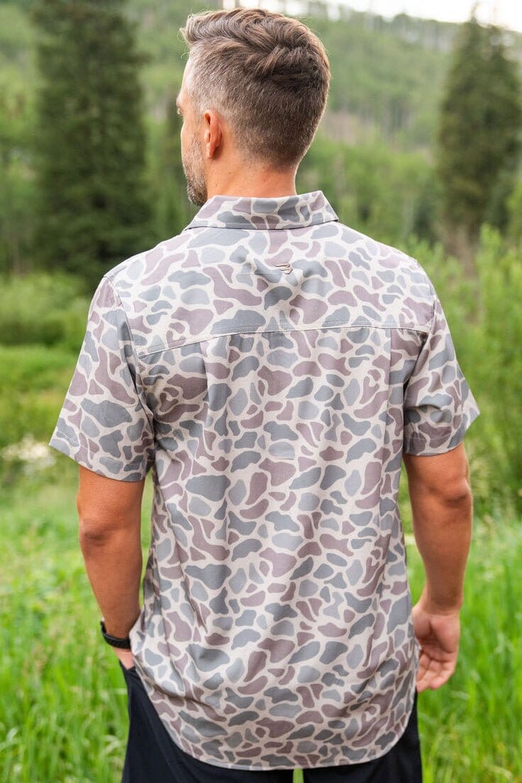 Performance Button Up - Classic Deer Camo