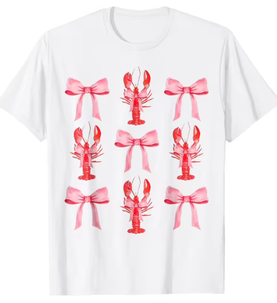 Crawfish & Bow T-Shirt