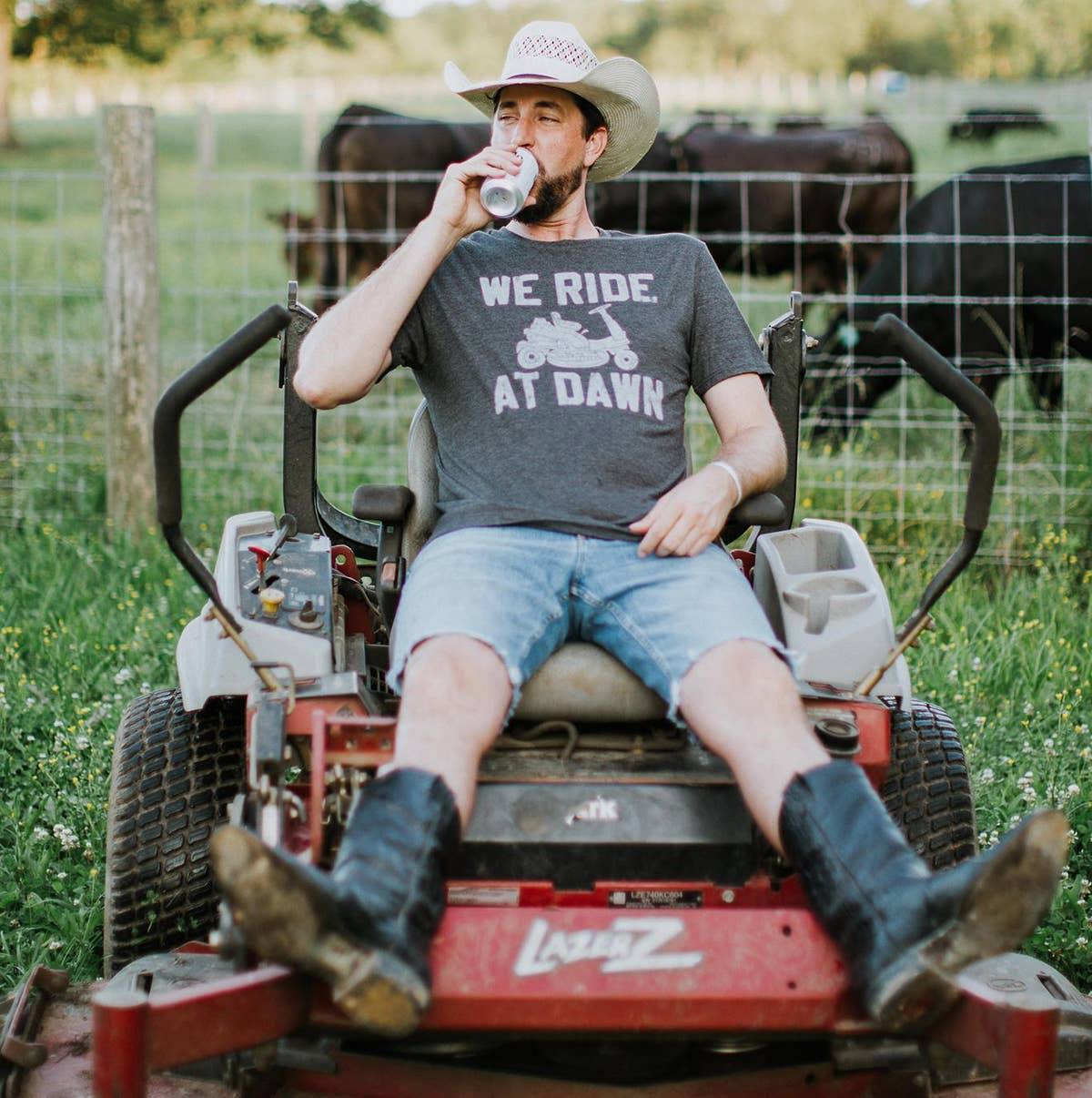 We Ride at Dawn Men's Tee