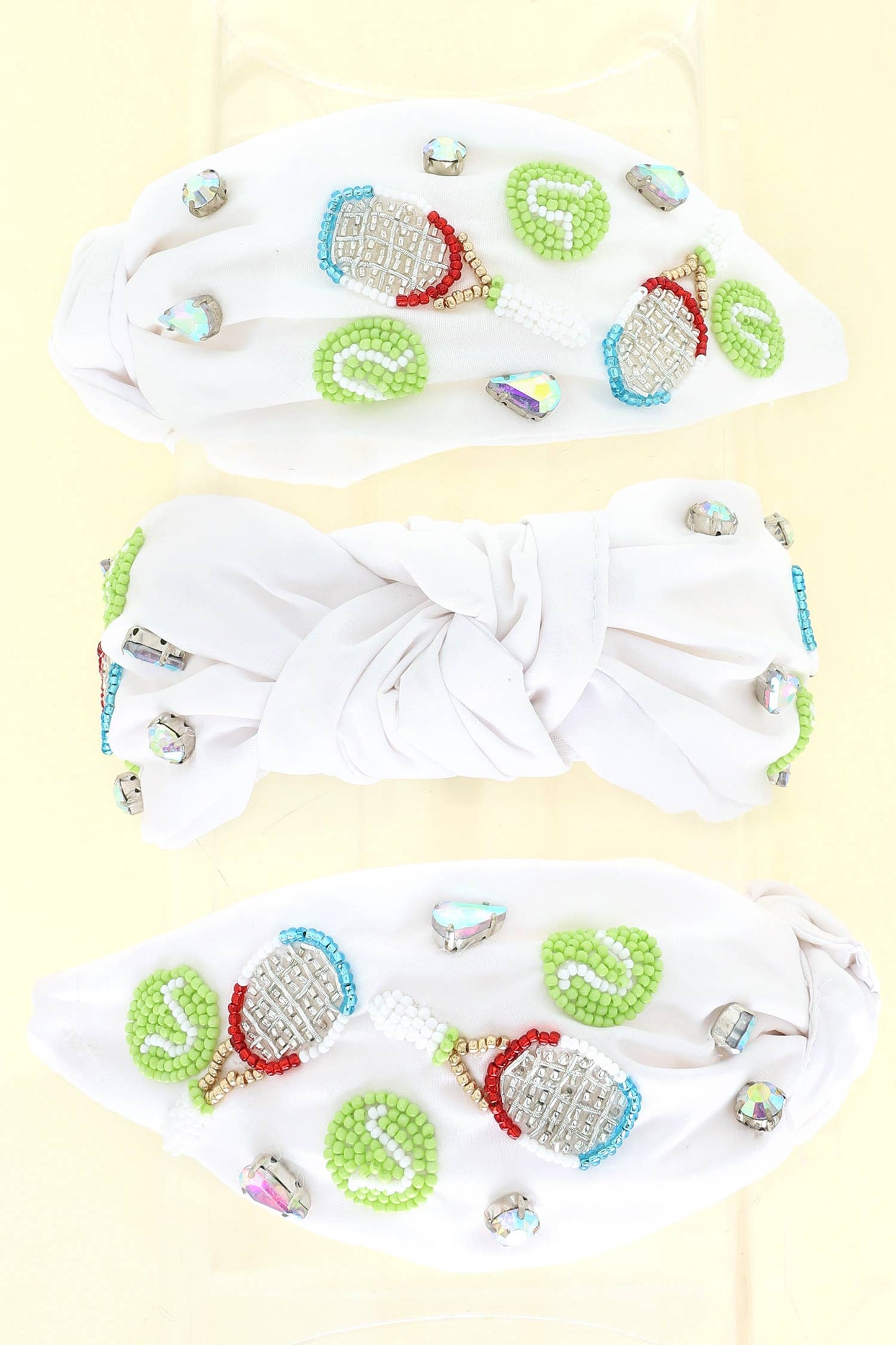 Tennis Beaded Knotted Headband