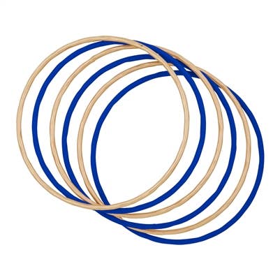 Blue & Gold Bangle Bracelets