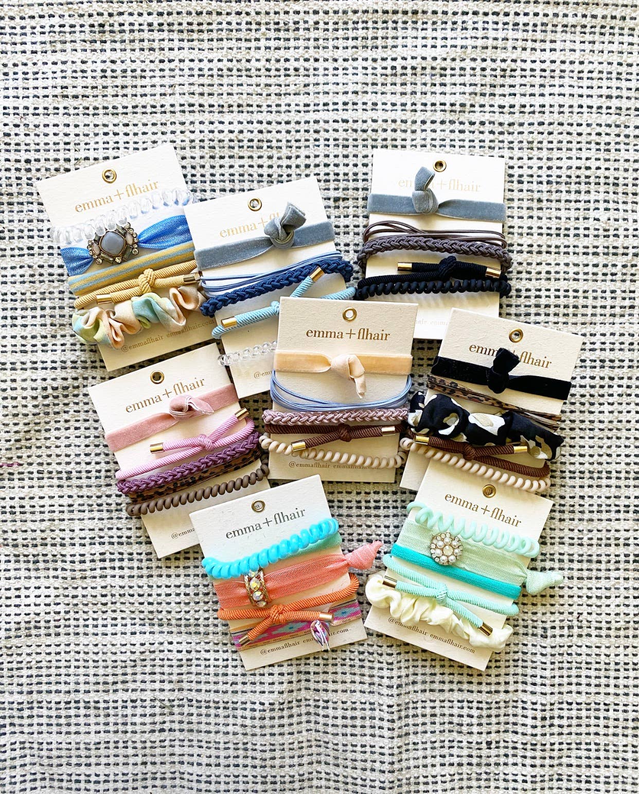 Assorted Mix Hair Tie Set of 5