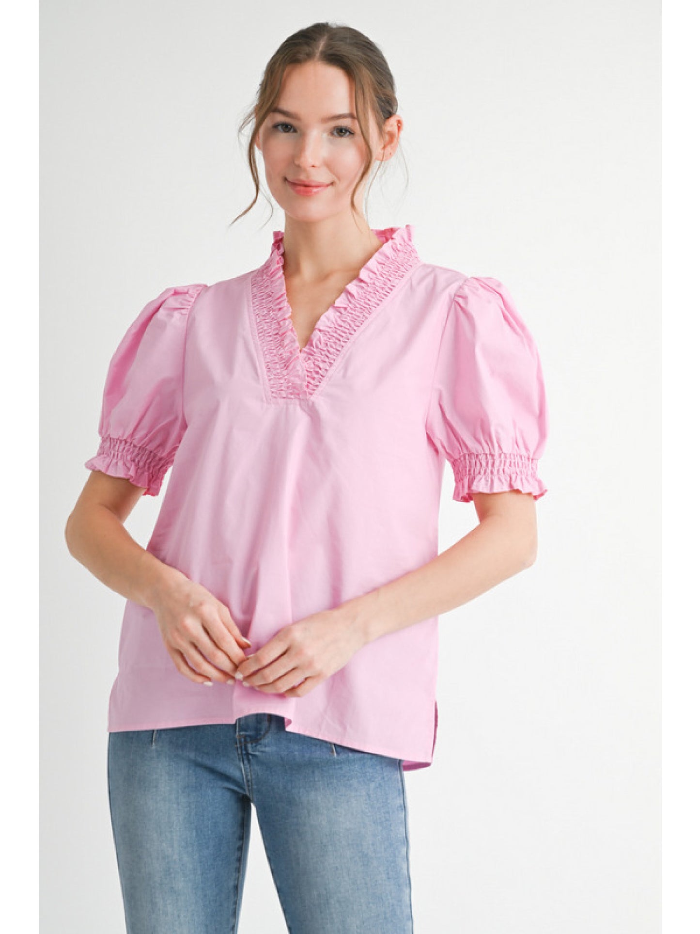 Cotton Poplin Top