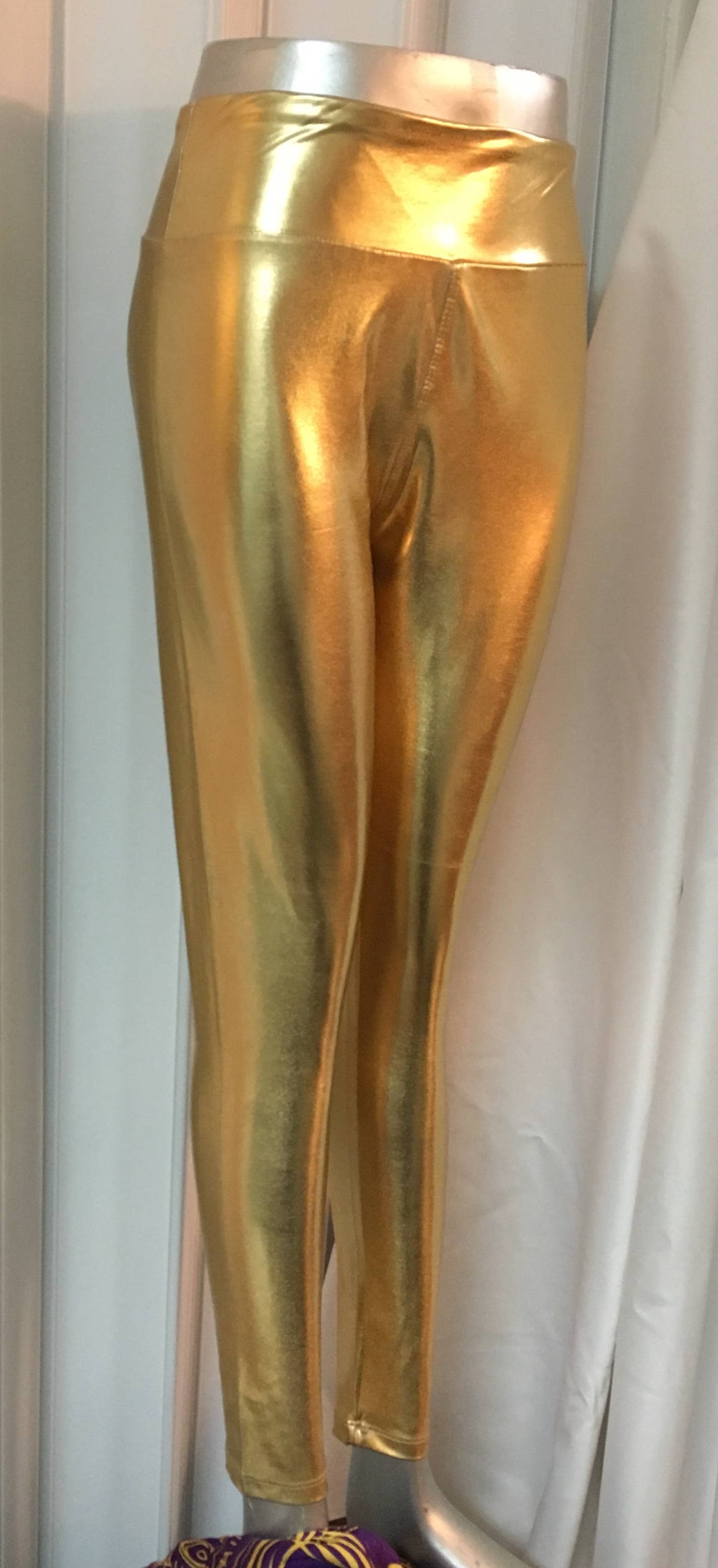 Metallic Gold Leggings