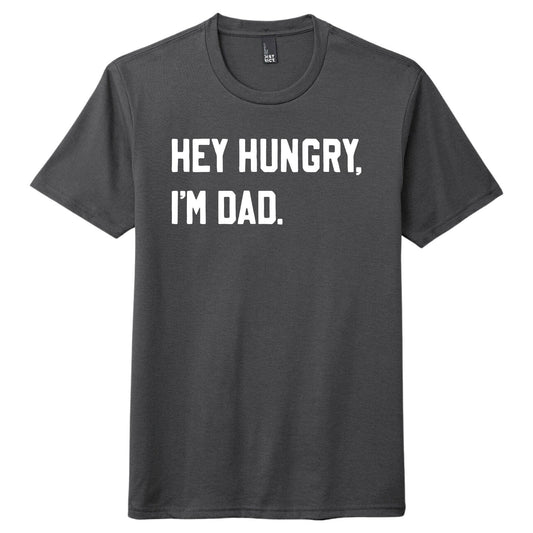 Hey Hungry I'm Dad Men's Shirt, Father's Day Tee, Funny tee