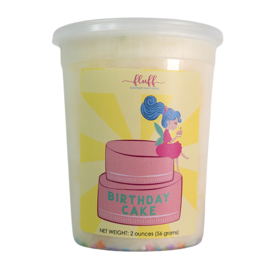 Birthday Cake Cotton Candy