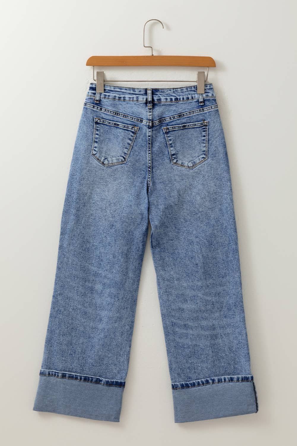 Front Seam High Waist Jeans