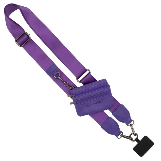 Clip & Go Crossbody Strap with Pouch - Solid Collection