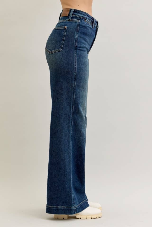 HW Retro Wide TC Front Welt Pockets