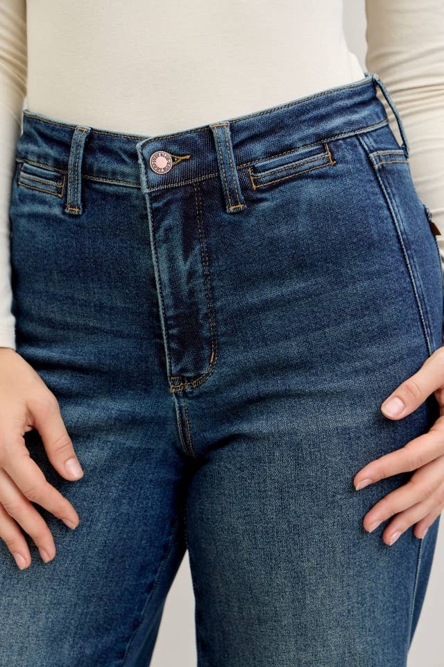 HW Retro Wide TC Front Welt Pockets