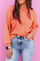 Peach Pearl Sweatshirt XL