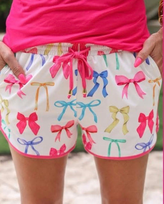 Pastel Bow Everyday Shorts