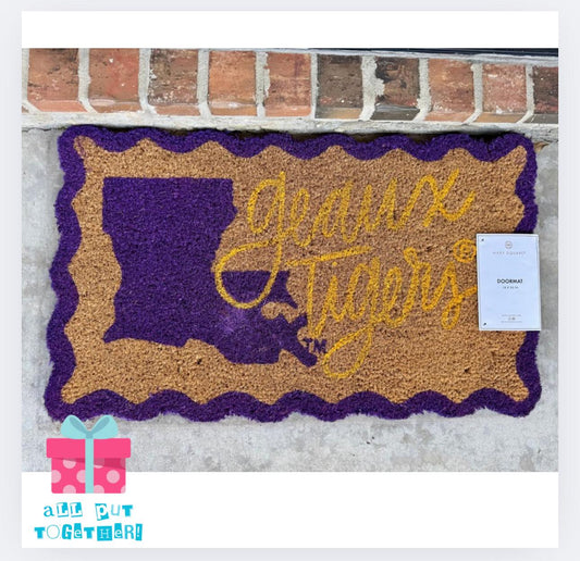 Geaux Tigers Door Mat
